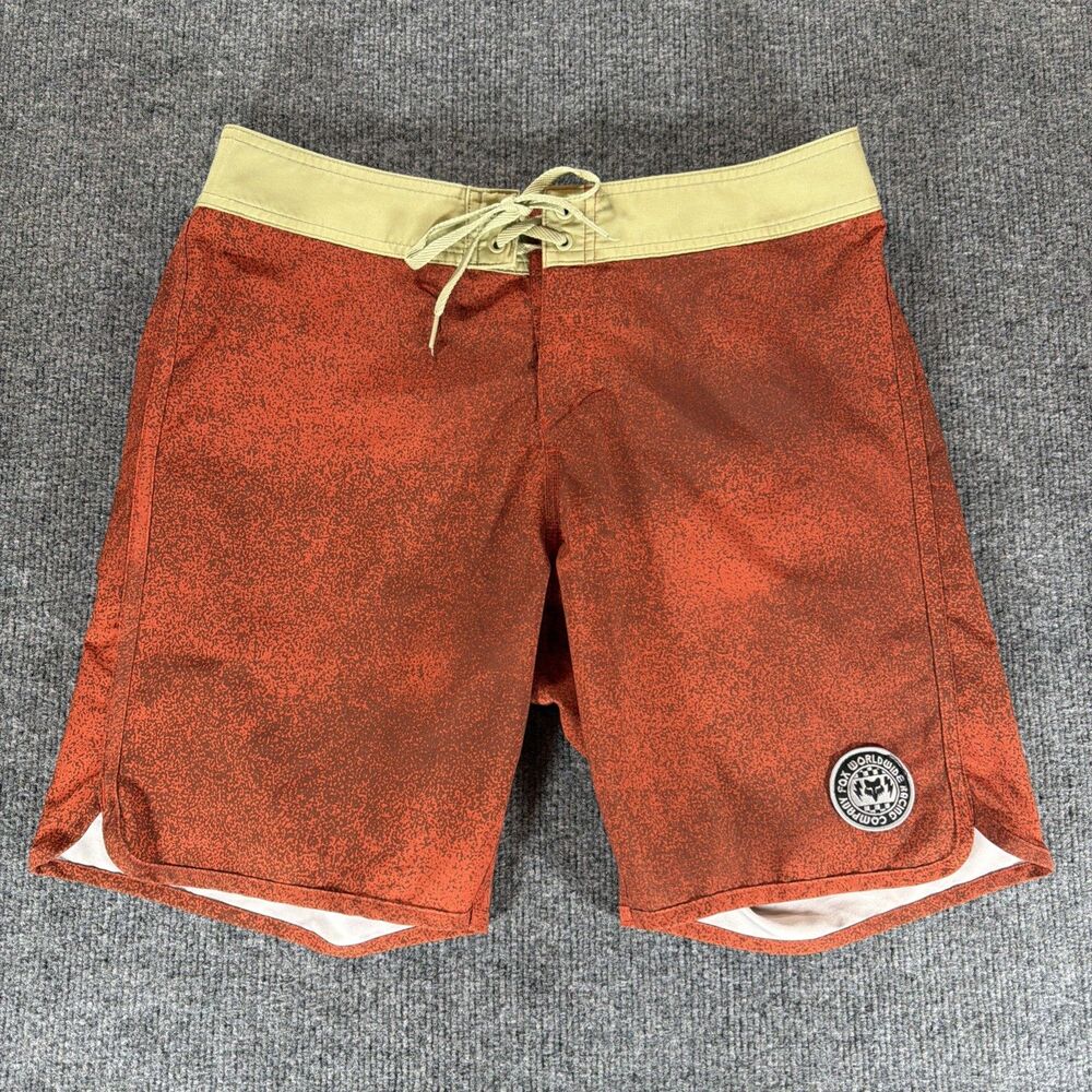 Fox Racing Next Level 18" Board Shorts Casual - Orange Tan Size 32